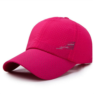 KedStore RoseRed / Adjustable New Quick-drying Women's Men's Golf Fishing Hat Adjustable Unisex Baseball Cap