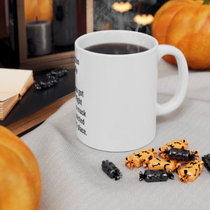 Printify Mug 11oz Ceramic Mug 11oz - A belly button is a scar