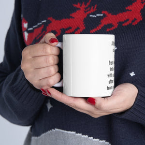 Printify Mug 11oz Ceramic Mug 11oz - A belly button is a scar