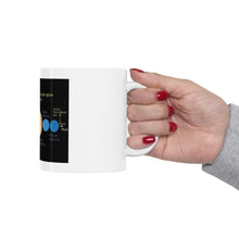 Load image into Gallery viewer, Printify Mug 11oz Ceramic Mug 11oz - All planets fit between the Earth &amp; the Moon
