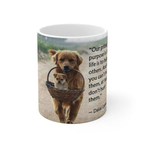 Printify Mug 11oz Ceramic Mug 11oz - Help Others