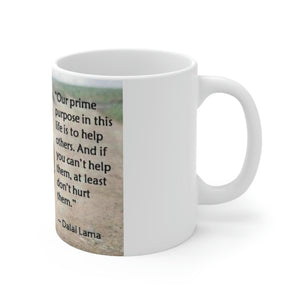 Printify Mug 11oz Ceramic Mug 11oz - Help Others