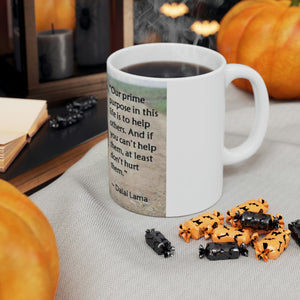 Printify Mug 11oz Ceramic Mug 11oz - Help Others