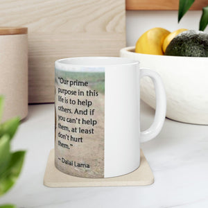 Printify Mug 11oz Ceramic Mug 11oz - Help Others