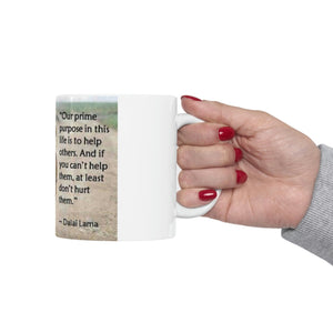 Printify Mug 11oz Ceramic Mug 11oz - Help Others