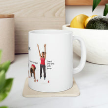 Load image into Gallery viewer, Printify Mug 11oz Ceramic Mug 11oz - How to do Burpees