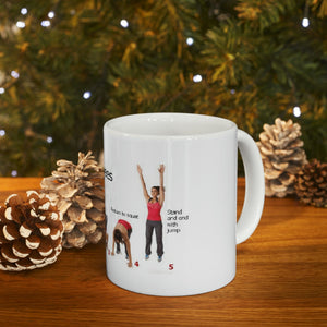 Printify Mug 11oz Ceramic Mug 11oz - How to do Burpees