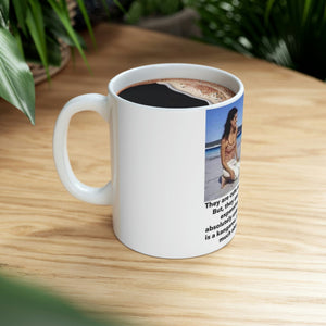 Printify Mug 11oz Ceramic Mug 11oz - Kangaroo