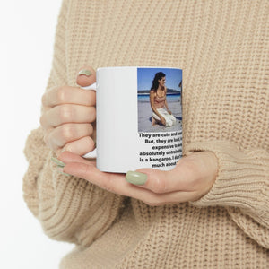 Printify Mug 11oz Ceramic Mug 11oz - Kangaroo