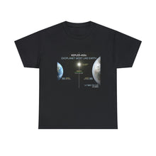 Load image into Gallery viewer, Printify T-Shirt Black / S Unisex Heavy Cotton Tee - Kepler 452b