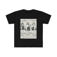 Load image into Gallery viewer, Printify T-Shirt Black / S Unisex Softstyle T-Shirt - Teach her to talk