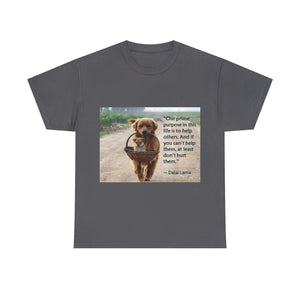 Printify T-Shirt Charcoal / S Unisex Heavy Cotton Tee - Help Others