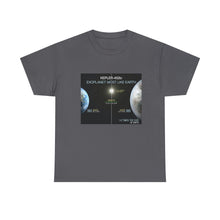 Load image into Gallery viewer, Printify T-Shirt Charcoal / S Unisex Heavy Cotton Tee - Kepler 452b