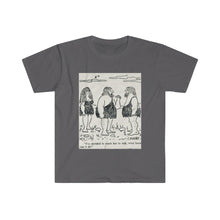 Load image into Gallery viewer, Printify T-Shirt Charcoal / S Unisex Softstyle T-Shirt - Teach her to talk