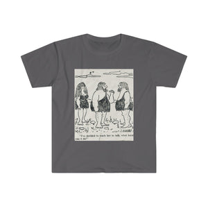 Printify T-Shirt Charcoal / S Unisex Softstyle T-Shirt - Teach her to talk