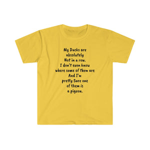 Printify T-Shirt Daisy / S Unisex Softstyle T-Shirt - Ducks are not in a row