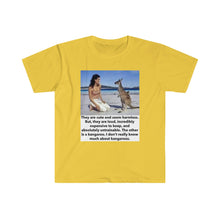 Load image into Gallery viewer, Printify T-Shirt Daisy / S Unisex Softstyle T-Shirt - Kangaroo