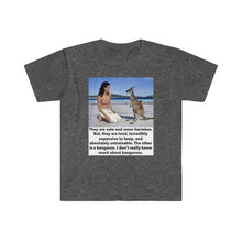 Load image into Gallery viewer, Printify T-Shirt Dark Heather / S Unisex Softstyle T-Shirt - Kangaroo