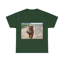 Load image into Gallery viewer, Printify T-Shirt Forest Green / S Unisex Heavy Cotton Tee - Help Others