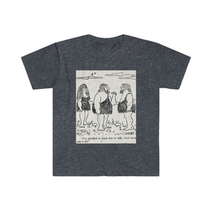 Printify T-Shirt Heather Navy / S Unisex Softstyle T-Shirt - Teach her to talk