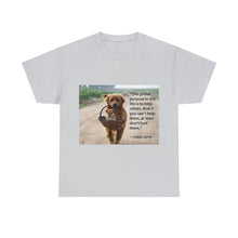Load image into Gallery viewer, Printify T-Shirt Ice Grey / S Unisex Heavy Cotton Tee - Help Others