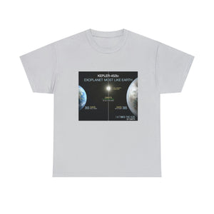 Printify T-Shirt Ice Grey / S Unisex Heavy Cotton Tee - Kepler 452b