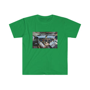 Printify T-Shirt Irish Green / S Unisex Softstyle T-Shirt - From Cockpit
