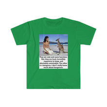 Load image into Gallery viewer, Printify T-Shirt Irish Green / S Unisex Softstyle T-Shirt - Kangaroo