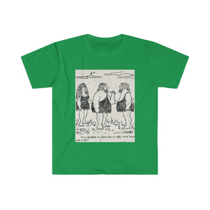 Printify T-Shirt Irish Green / S Unisex Softstyle T-Shirt - Teach her to talk