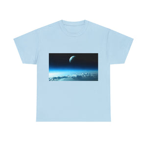 Printify T-Shirt Light Blue / S Unisex Heavy Cotton Tee - Earth-2