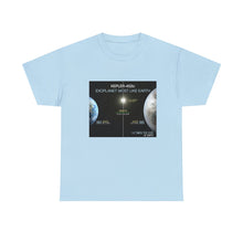 Load image into Gallery viewer, Printify T-Shirt Light Blue / S Unisex Heavy Cotton Tee - Kepler 452b