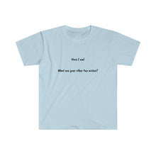 Load image into Gallery viewer, Printify T-Shirt Light Blue / S Unisex Softstyle T-Shirt - Other Two Wishes