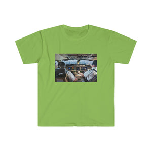 Printify T-Shirt Lime / S Unisex Softstyle T-Shirt - From Cockpit