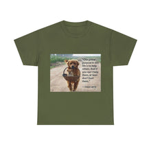 Load image into Gallery viewer, Printify T-Shirt Military Green / S Unisex Heavy Cotton Tee - Help Others
