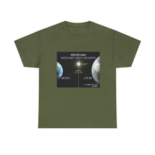 Load image into Gallery viewer, Printify T-Shirt Military Green / S Unisex Heavy Cotton Tee - Kepler 452b