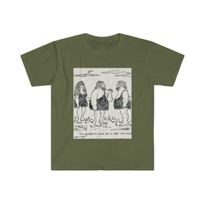 Printify T-Shirt Military Green / S Unisex Softstyle T-Shirt - Teach her to talk