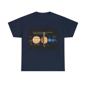 Printify T-Shirt Navy / S Unisex Heavy Cotton Tee - All planets