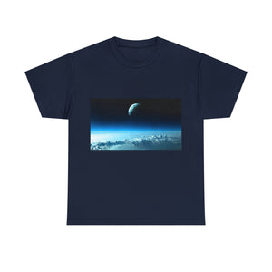 Printify T-Shirt Navy / S Unisex Heavy Cotton Tee - Earth-2