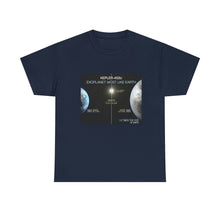 Load image into Gallery viewer, Printify T-Shirt Navy / S Unisex Heavy Cotton Tee - Kepler 452b