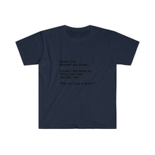 Load image into Gallery viewer, Printify T-Shirt Navy / S Unisex Softstyle T-Shirt - Life knocks you down