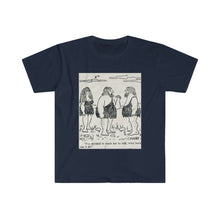 Load image into Gallery viewer, Printify T-Shirt Navy / S Unisex Softstyle T-Shirt - Teach her to talk