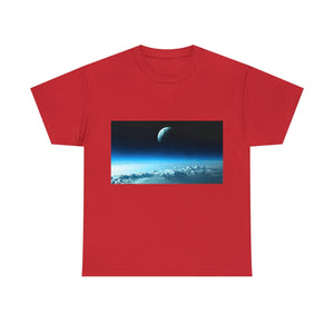 Printify T-Shirt Red / S Unisex Heavy Cotton Tee - Earth-2