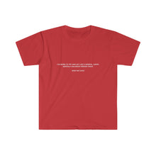 Load image into Gallery viewer, Printify T-Shirt Red / S Unisex Softstyle T-Shirt - Act normal