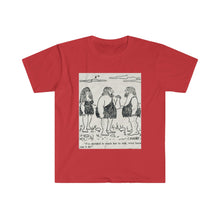 Load image into Gallery viewer, Printify T-Shirt Red / S Unisex Softstyle T-Shirt - Teach her to talk