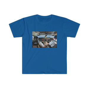 Printify T-Shirt Royal / S Unisex Softstyle T-Shirt - From Cockpit