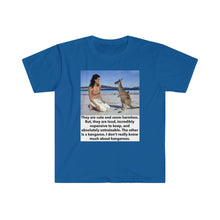 Load image into Gallery viewer, Printify T-Shirt Royal / S Unisex Softstyle T-Shirt - Kangaroo