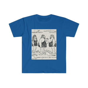 Printify T-Shirt Royal / S Unisex Softstyle T-Shirt - Teach her to talk