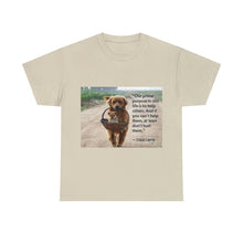 Load image into Gallery viewer, Printify T-Shirt Sand / S Unisex Heavy Cotton Tee - Help Others