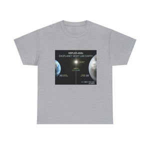 Printify T-Shirt Sport Grey / S Unisex Heavy Cotton Tee - Kepler 452b