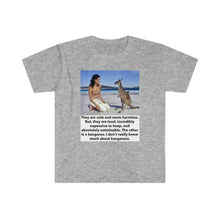 Load image into Gallery viewer, Printify T-Shirt Sport Grey / S Unisex Softstyle T-Shirt - Kangaroo